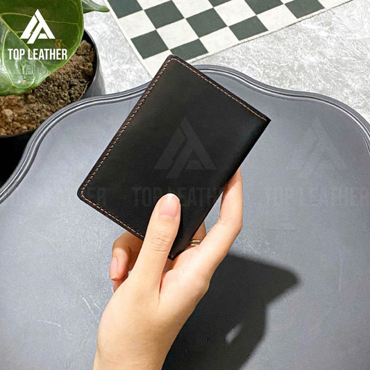 Ví đựng thẻ da tối giản, ví đựng thẻ da mỏng kiểu dáng tối giản