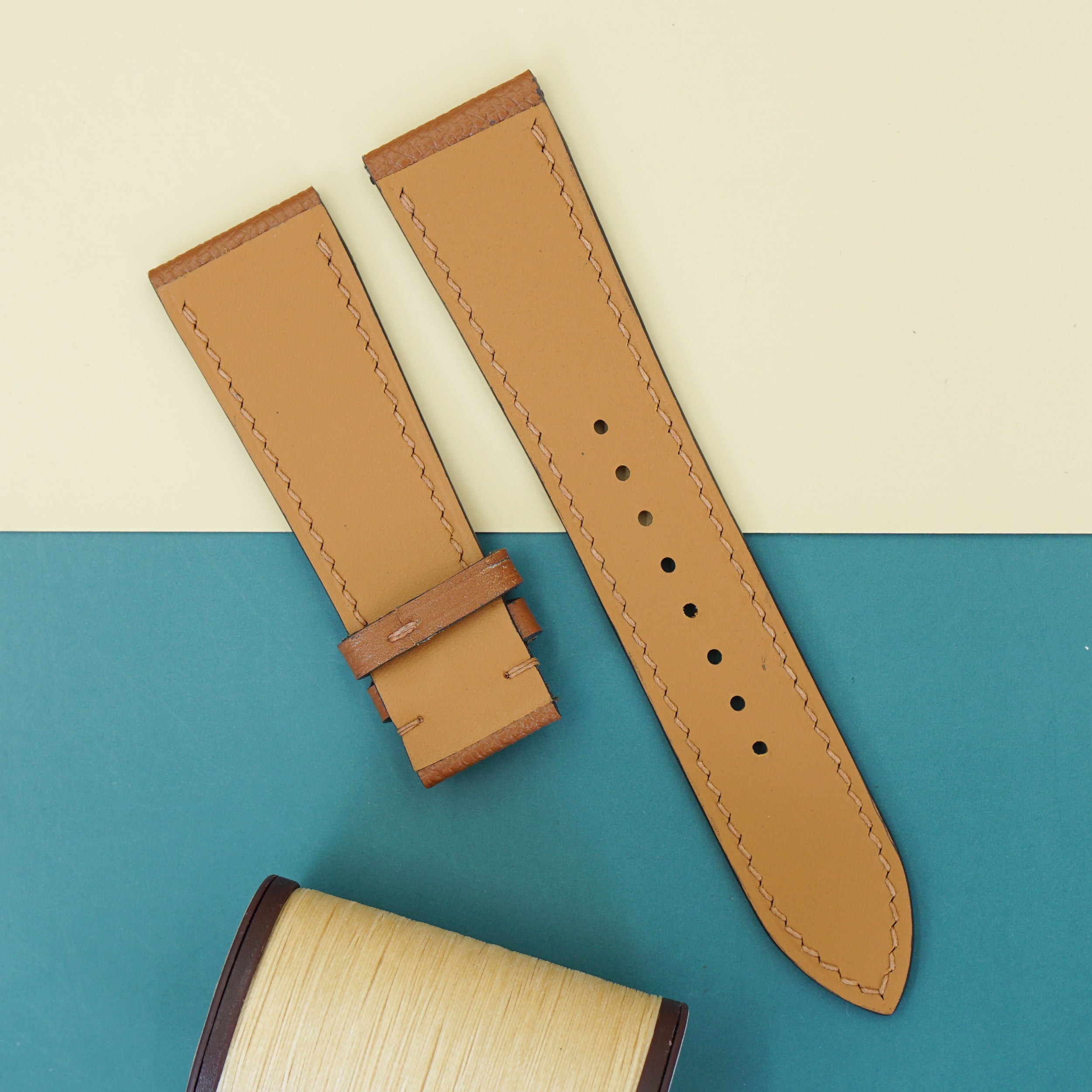 Dây đeo đồng hồ bằng da Epsom dành cho Apple Watch và đồng hồ cơ EP2209 
