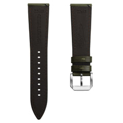 Sangle de Montre en Cuir Véritable Pailleté Tenby với Belle Patine Verte Classique