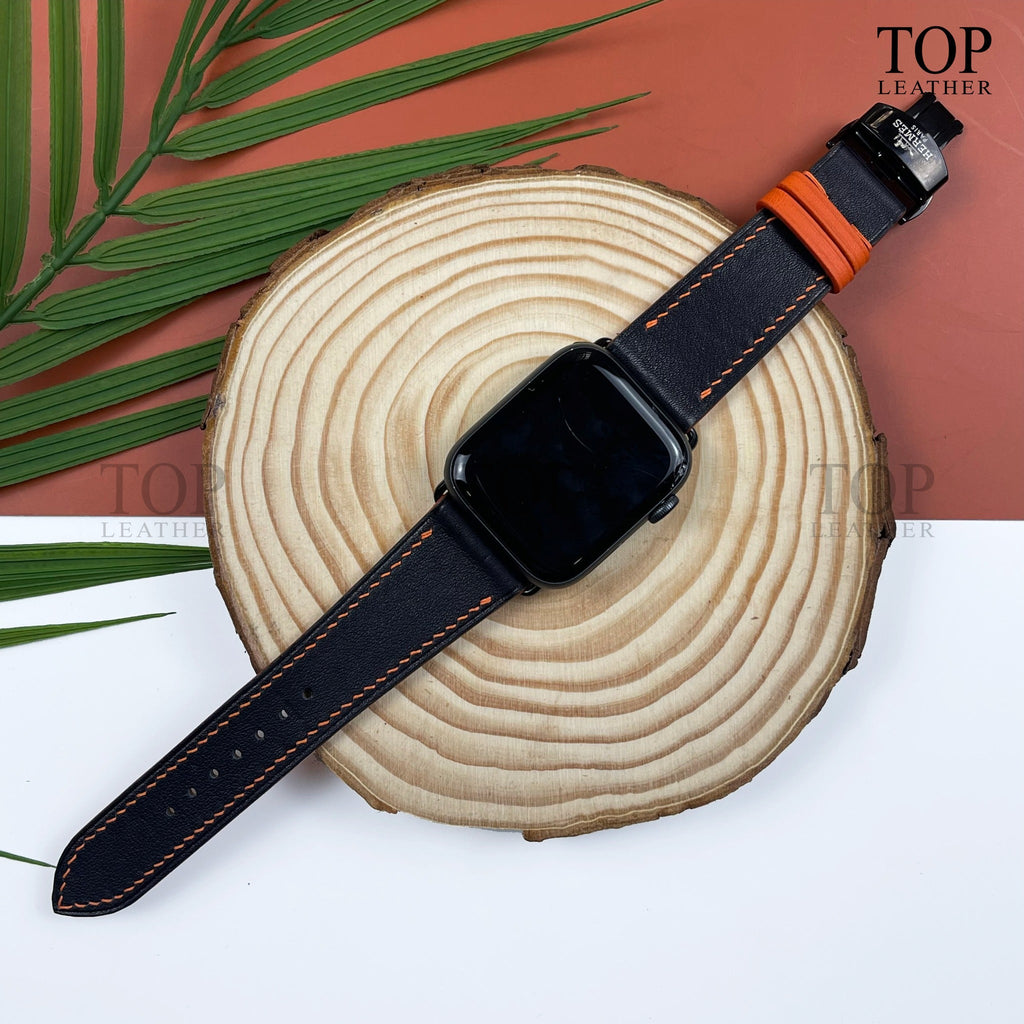 Dây đeo đồng hồ bằng da Swift cho Apple Watch - Màu phối hợp
