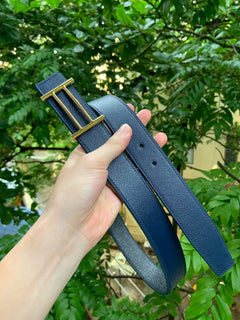 Thắt lưng da bò nguyên tấm khâu tay 3