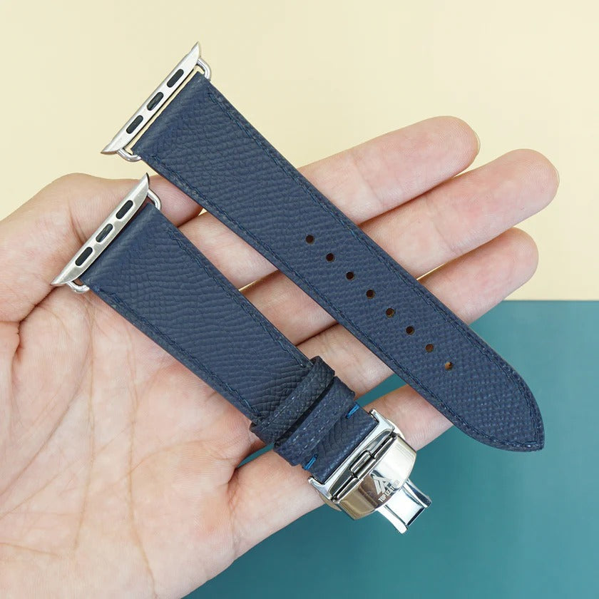 Dây đeo đồng hồ bằng da Epsom dành cho đồng hồ thông minh và đồng hồ cơ - Màu xanh hải quân EP2201 