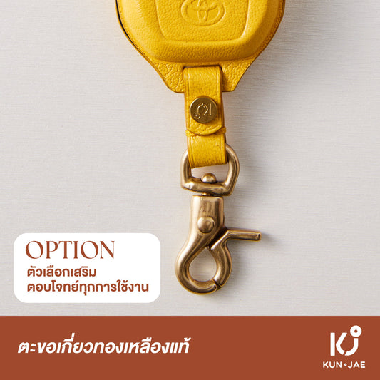 Móc khóa kim loại – da Buttero – cá nhân hóa