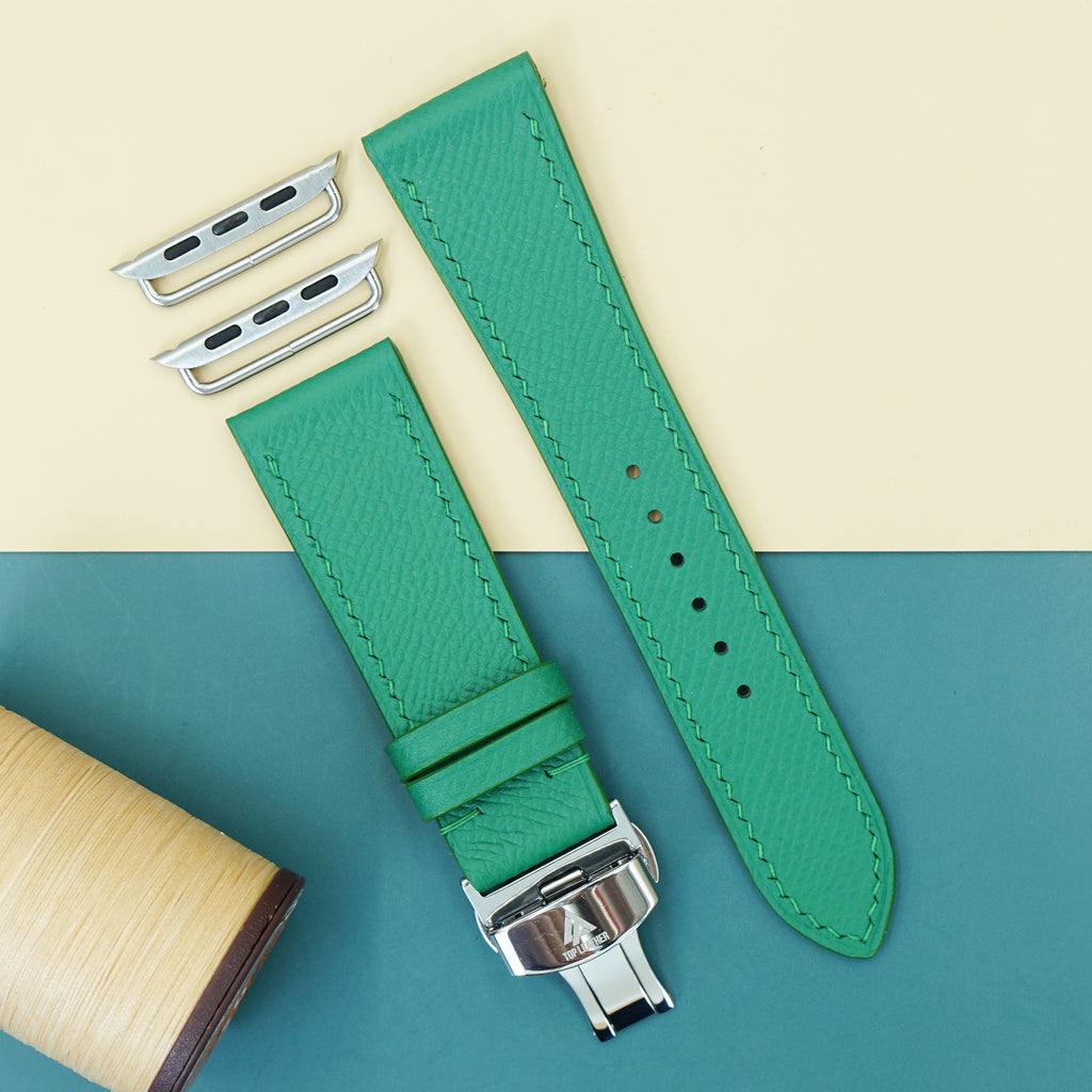 Dây đeo đồng hồ bằng da Epsom dành cho Apple Watch và đồng hồ cơ EP2225 