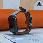 Dây đeo đồng hồ Swift bằng da dành cho Apple Watch và đồng hồ cơ - Màu xanh da trời SW2211 