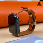 Dây đeo đồng hồ Swift bằng da dành cho Apple Watch, đồng hồ cơ SW2203 