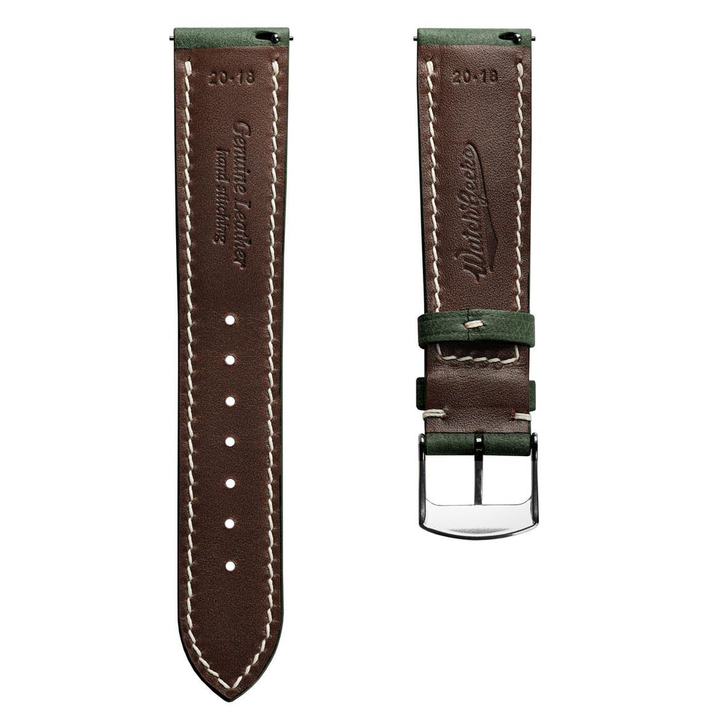 Lerano Tuscan Lederarmband với Polsterung trong trang phục Grün