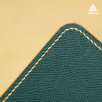 Ví đựng thẻ mini bằng da Epsom - Màu xanh rêu 