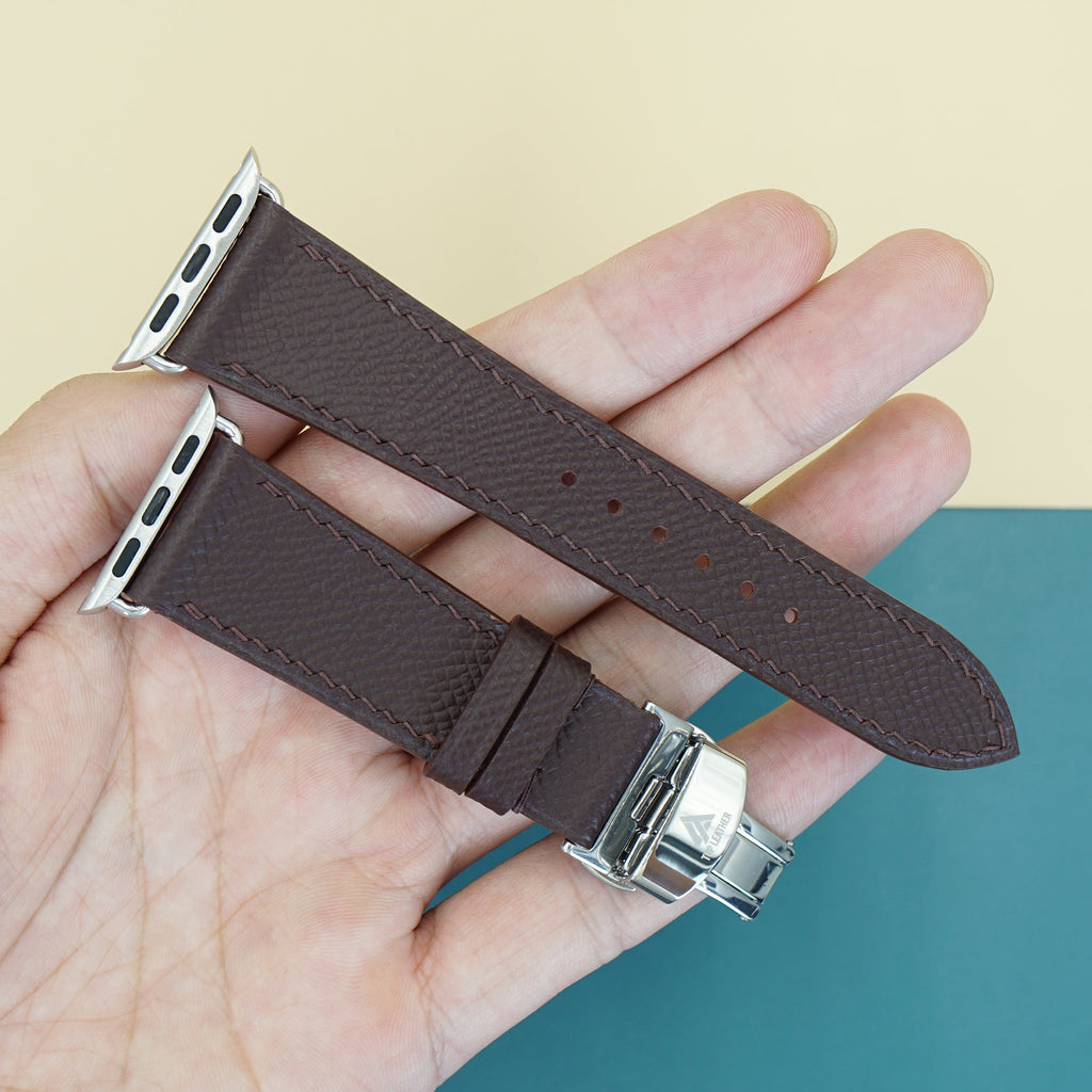 Dây đeo đồng hồ bằng da Epsom dành cho Apple Watch và đồng hồ cơ EP2215 