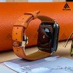 Dây đeo đồng hồ Swift bằng da dành cho Apple Watch, đồng hồ cơ SW2203 