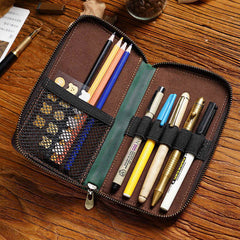 Hộp đựng bút chì bằng da Sketcher