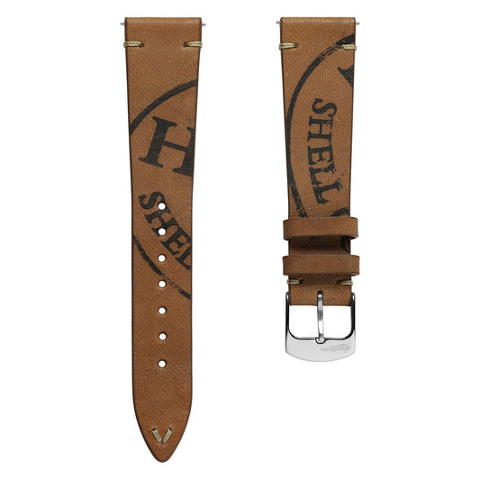 Dây đeo đồng hồ Newham Inverted Horween Shell Cordovan - Màu nâu đỏ