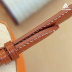 Dây đeo bằng da bê Vachetta cho Apple Watch và đồng hồ cơ. 