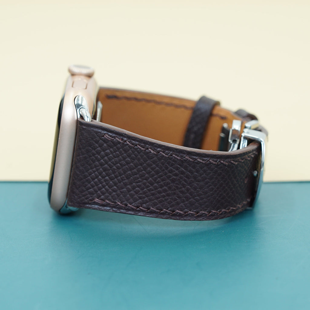 Dây đeo đồng hồ bằng da Epsom dành cho Apple Watch và đồng hồ cơ EP2215 