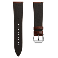 Vòng tay Cuir Véritable Đệm Tenby - Élégance Classique en Chestnut