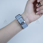 Dây đeo đồng hồ Swift bằng da dành cho Apple Watch và đồng hồ cơ - Màu xanh da trời SW2211 
