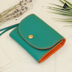 Ví Mellow làm từ da Epsom, đường khâu thủ công.