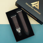 Dây đeo đồng hồ bằng da Epsom dành cho Apple Watch và đồng hồ cơ EP2215 