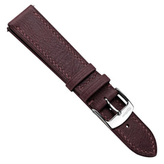 Vòng tay de Montre en Cuir Toscane Ravello Bordeaux Élégant et Confortable