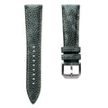 Adassa Gepolsterte Lederarmband für Uhren - Kaviar Mattblau