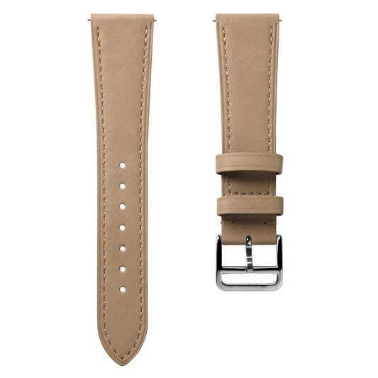 Vòng tay montre en cuir plat Brixham Màu be pastel Élégance et confort