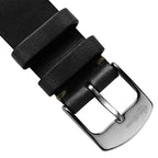 Dây đeo đồng hồ bằng da thật Horween Chromexcel® khâu chữ V - Màu đen Chromexcel