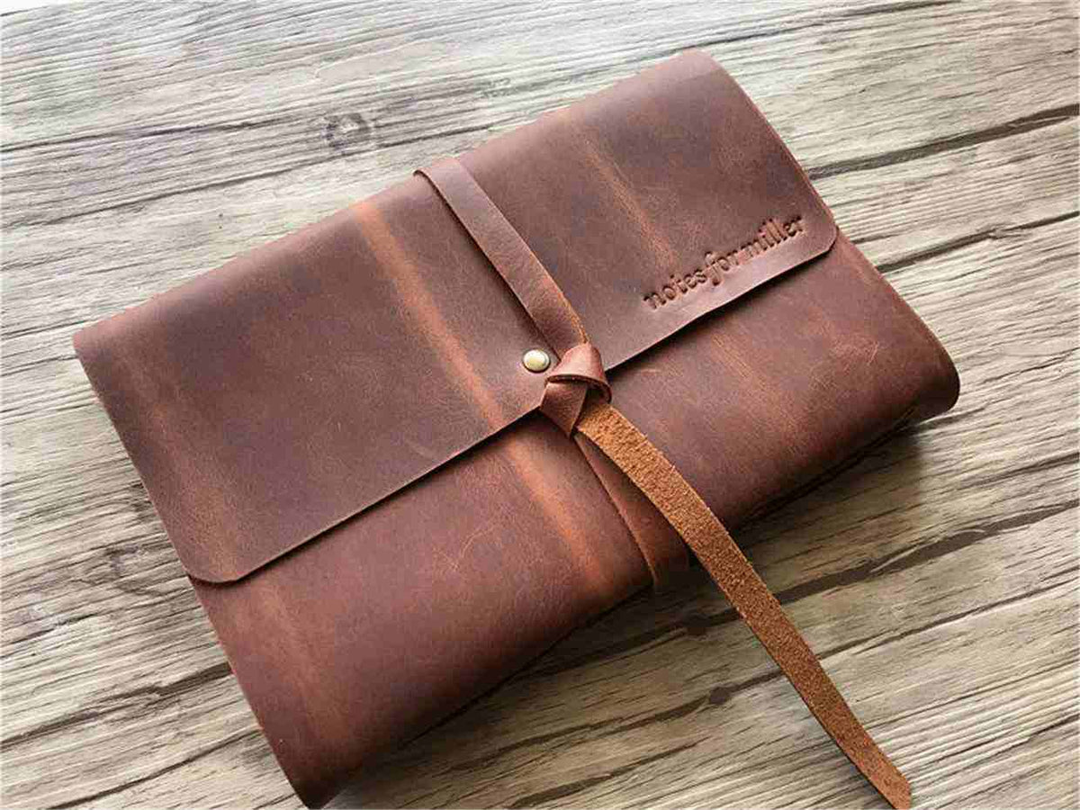 Sổ bìa da – cá nhân hóa, thủ công
