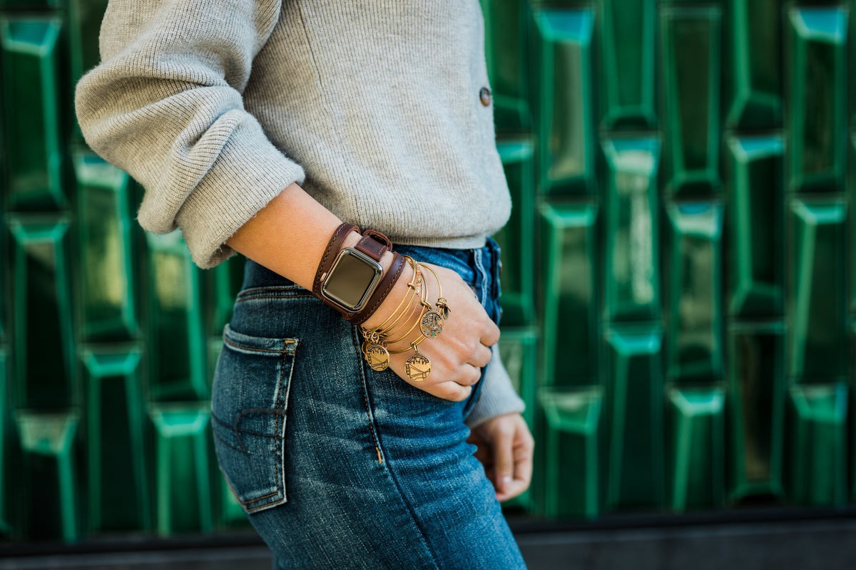 Dây đeo Apple Watch Triple Tour™ - Màu hạt dẻ 