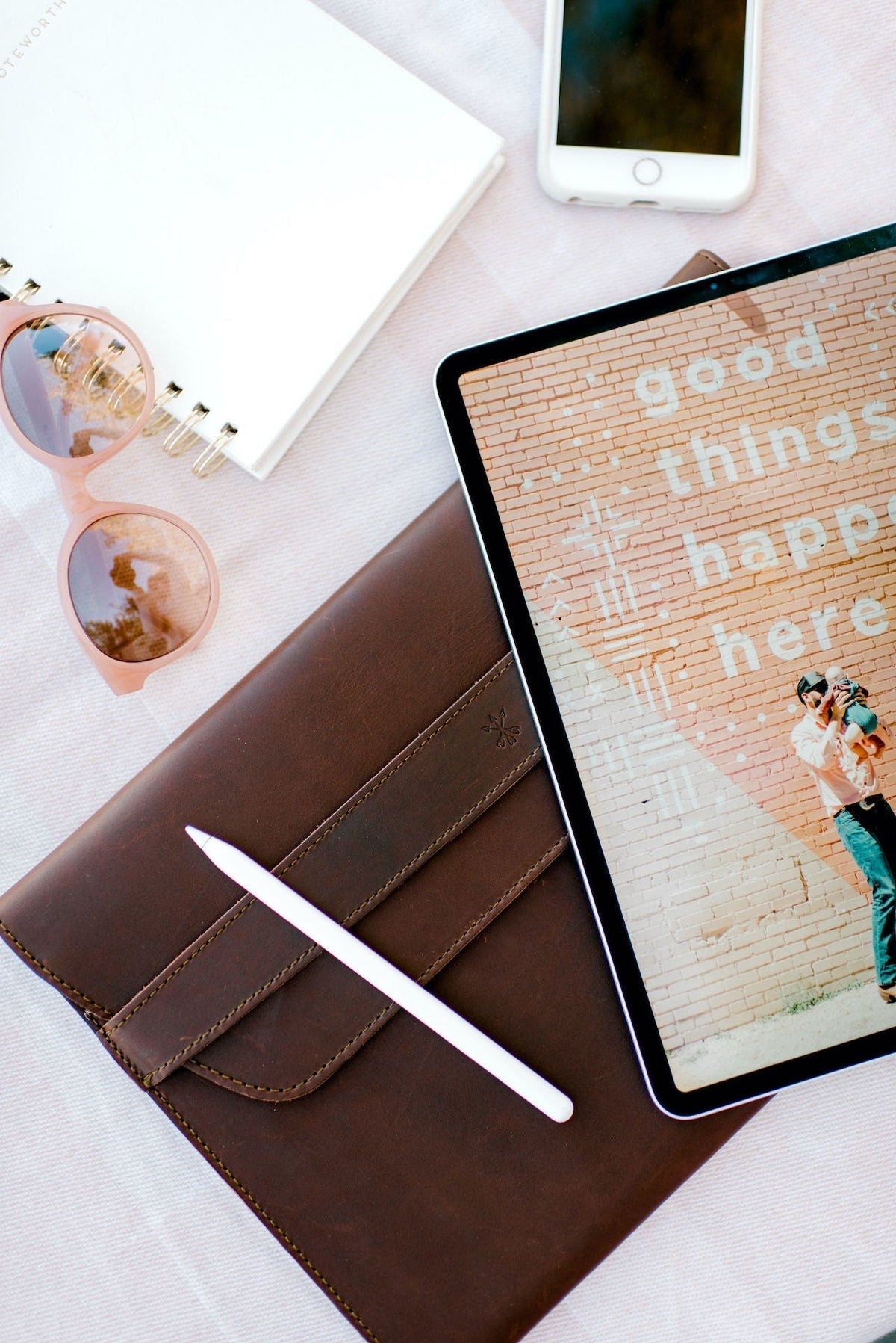 Bao da đựng iPad Pro dạng phong bì - Màu Midnight