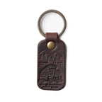 Xe cắm trại bằng da Van Keyfob - Oxblood