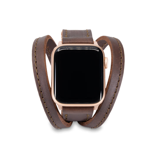 Dây đeo Apple Watch Triple Tour™ - Màu hạt dẻ 