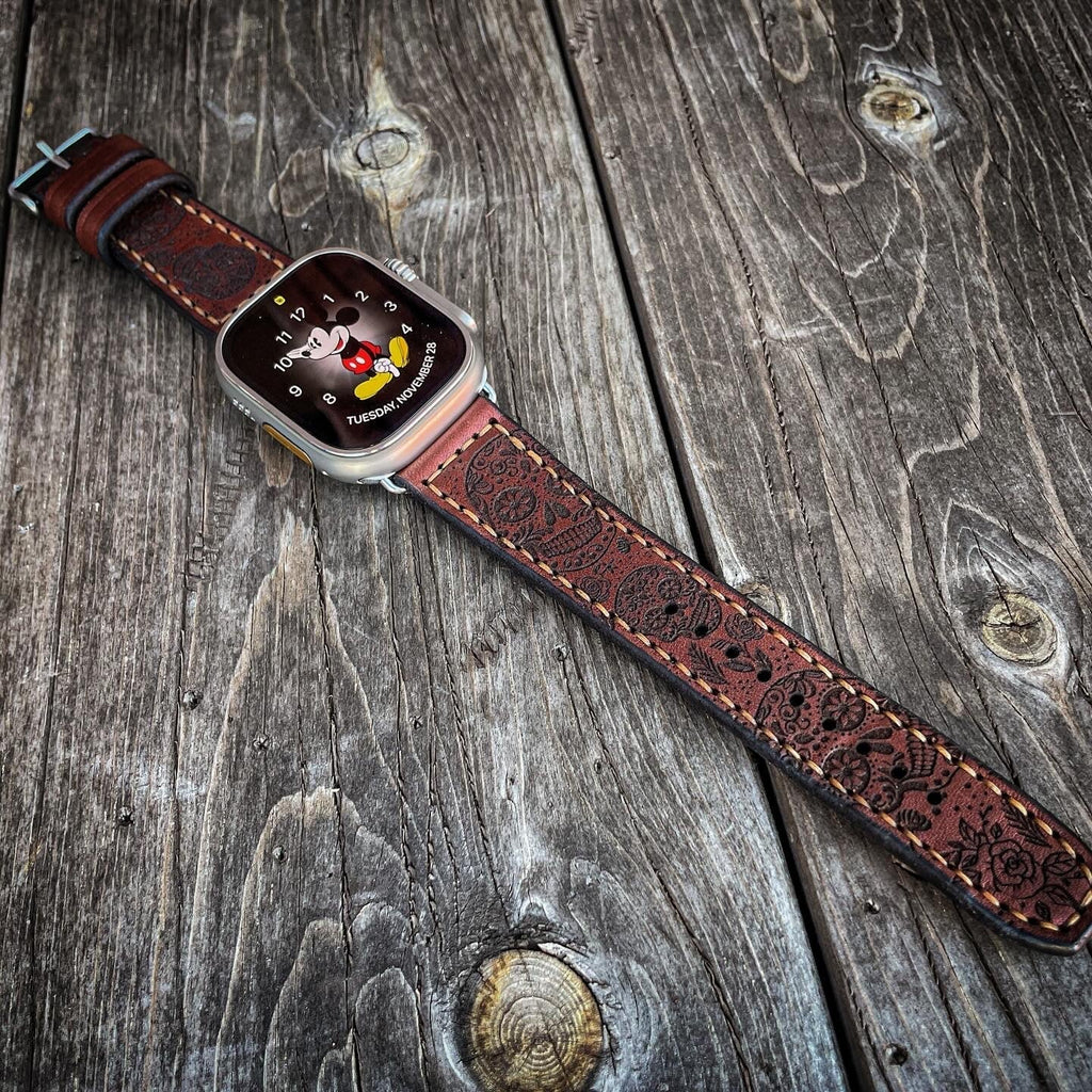 Dây đeo Apple Watch - Hình đầu lâu đường