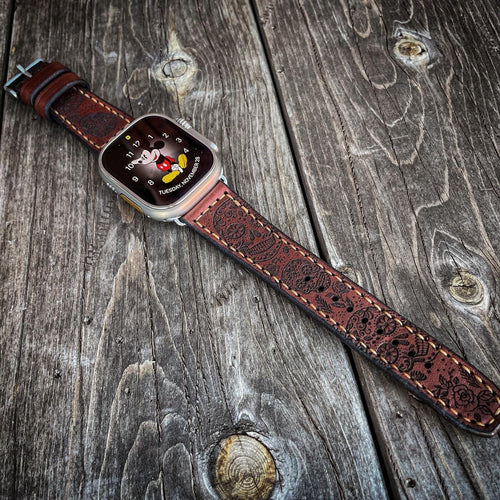 Dây đeo Apple Watch - Hình đầu lâu đường