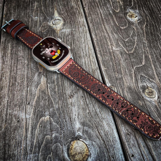 Dây đeo Apple Watch - Hình đầu lâu đường