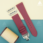 Dây đeo đồng hồ bằng da Epsom - Màu đỏ rượu vang EP2210 