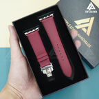 Dây đeo đồng hồ bằng da Epsom - Màu đỏ rượu vang EP2210 
