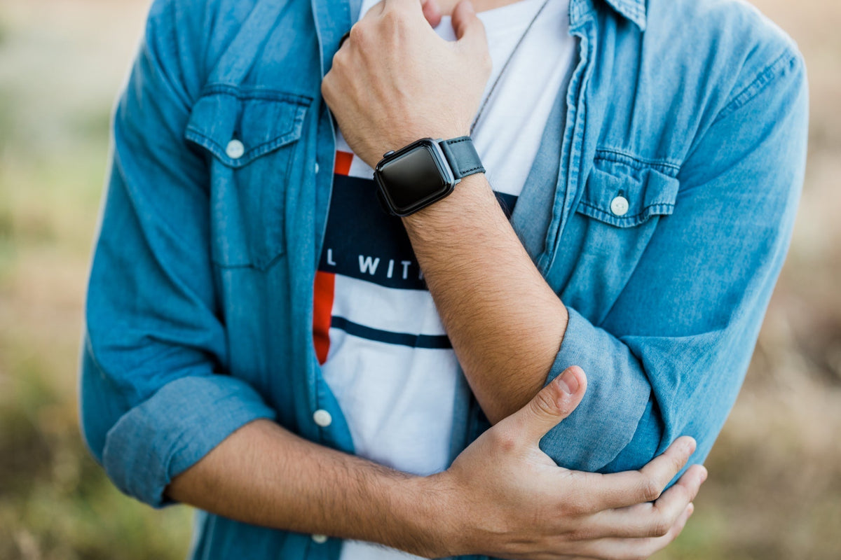 Dây đeo đồng hồ Apple Watch hiệu Porter - Màu Midnight 