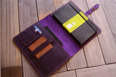 Bao da đựng sổ tay Moleskine tùy chỉnh.