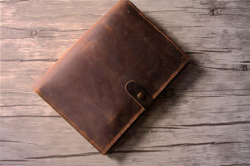 Sổ bìa da – Nâu – cá nhân hóa, thủ công
