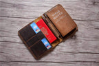 Bao da đựng sổ Field Notes cá nhân hóa.