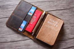 Bao da đựng sổ Field Notes cá nhân hóa.