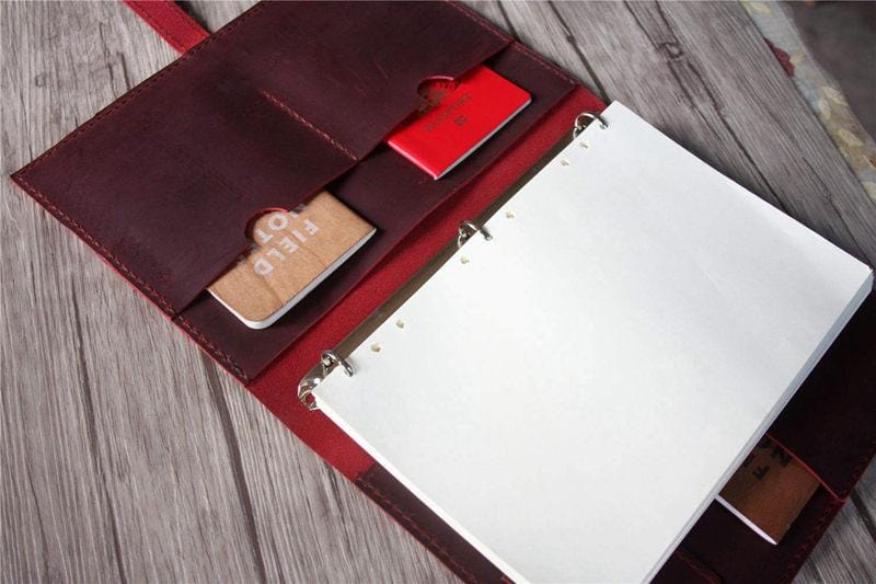 Bìa hồ sơ da – cho A4 – cá nhân hóa, thủ công
