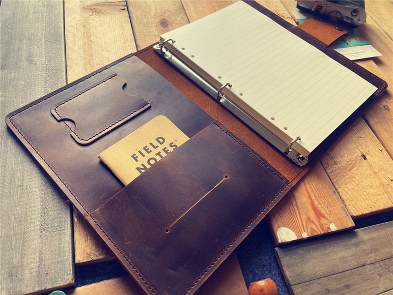Sổ bìa da – Nâu – cá nhân hóa