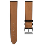 Dây đeo đồng hồ bằng da ngựa thủ công Leuven Cavallo Flat - Màu nâu sô cô la
