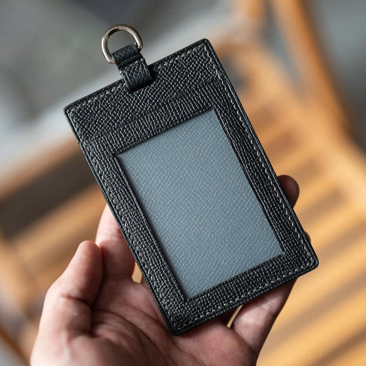 Ví đựng thẻ ID bằng da – Màu đen Epsom
