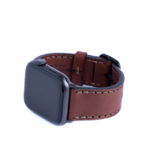 Dây đeo đồng hồ Apple Watch hiệu Porter - Màu nâu trung bình 