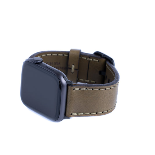 Dây đeo đồng hồ Apple Watch hiệu Porter - Màu ô liu 