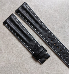 Túi Speedy Ridge bằng da bê Epsom - Màu đen trắng