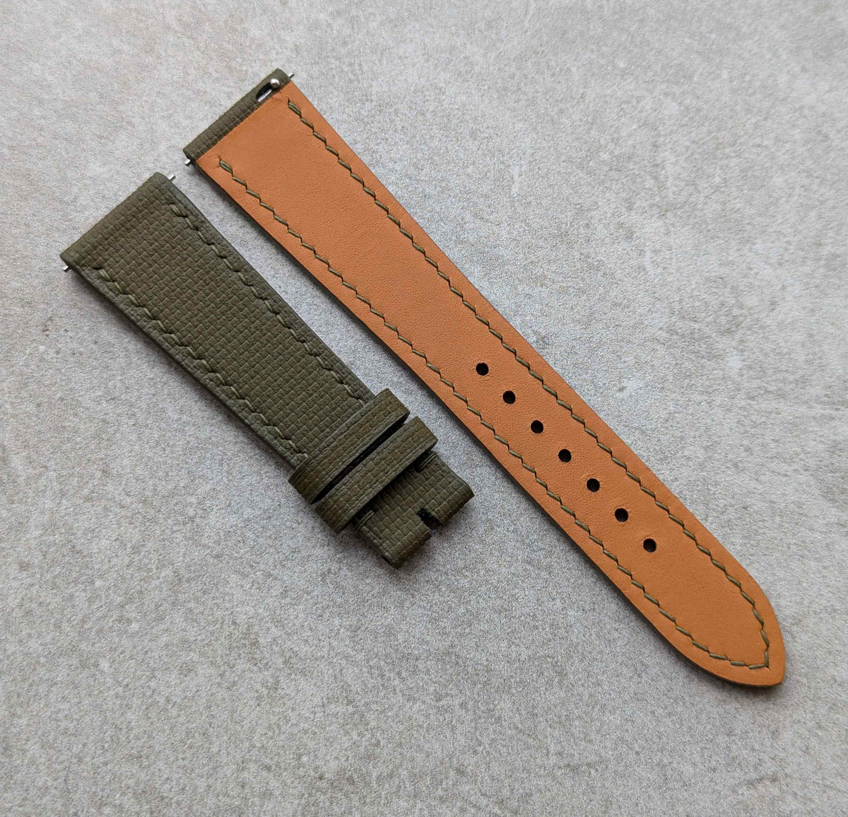 LTD Run - Da nubuck màu xanh quân đội - The Camper
