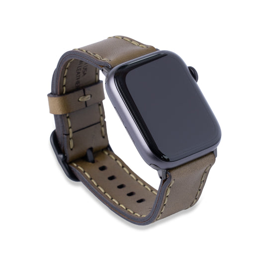 Dây đeo đồng hồ Apple Watch hiệu Porter - Màu ô liu 